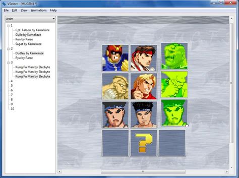 vselect mugen|VSelect for Mugen: New features .